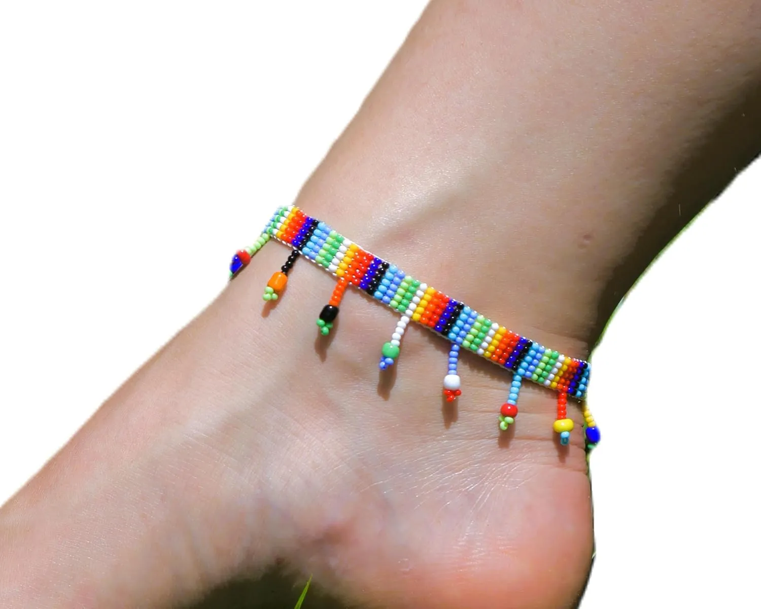 African Anklet | by Woza Moya (Come Spirit of Change) | Handmade by The Hillcrest AIDS Centre Trust Crafters in South Africa
