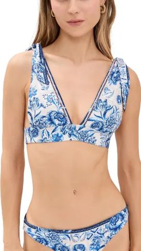 AGUA BENDITA Women's Laurie Azure Top