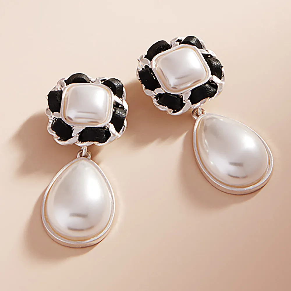 Baroque Drop Pearl Earrings