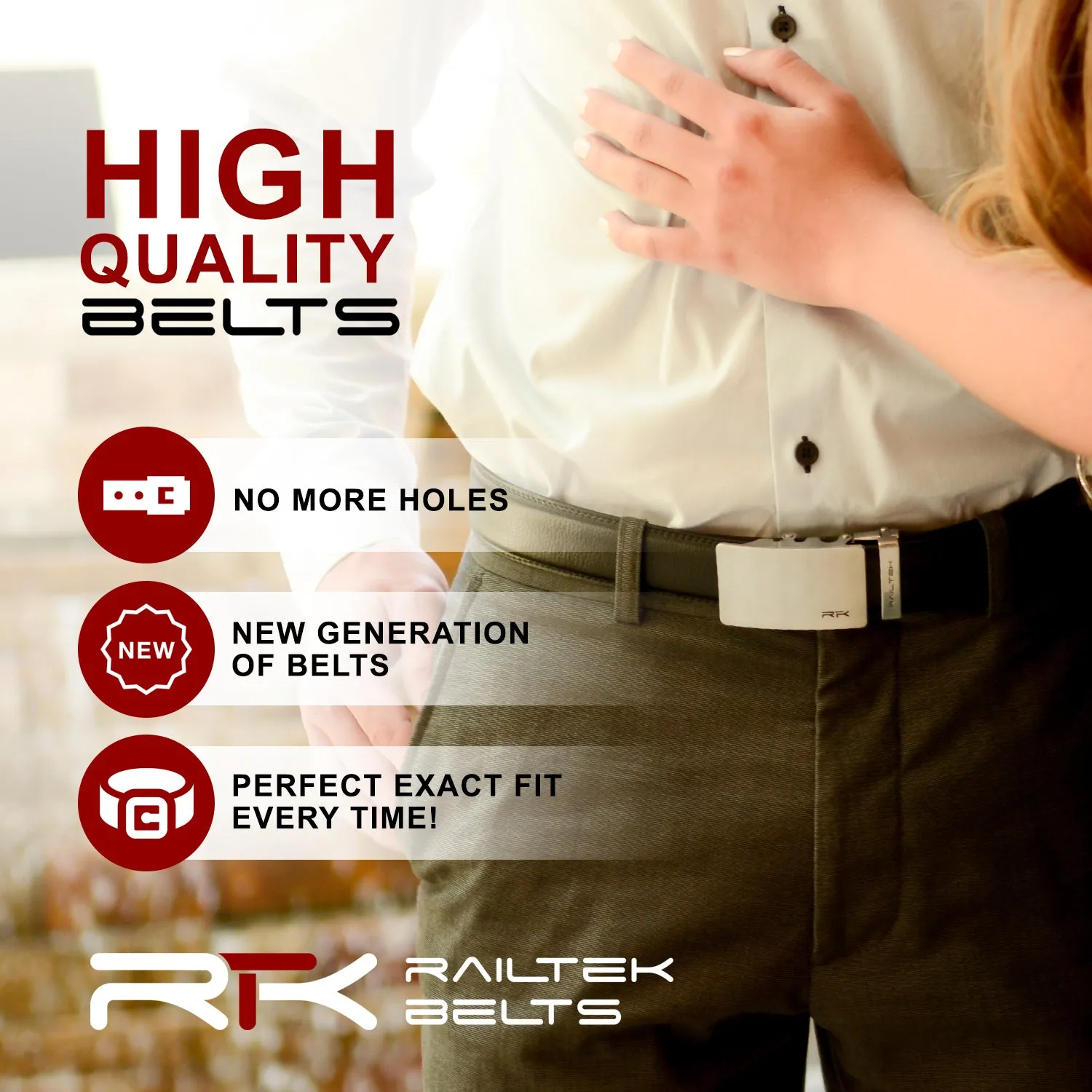 Blue Line American Flag Railtek™ Belt
