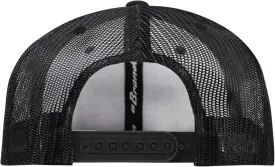 Branded Bills Vintage Old Glory PVC Flat Trucker, Snapback Closure, Lightweight, Comfortable Baseball Cap
