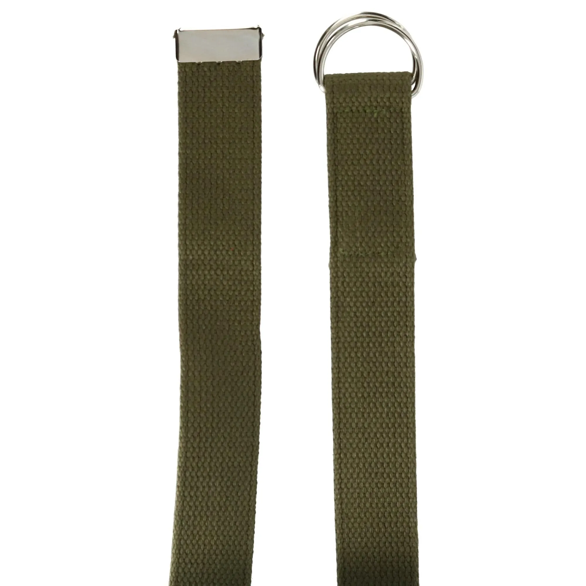 CTM® Cotton Web Belt with D Ring Buckle