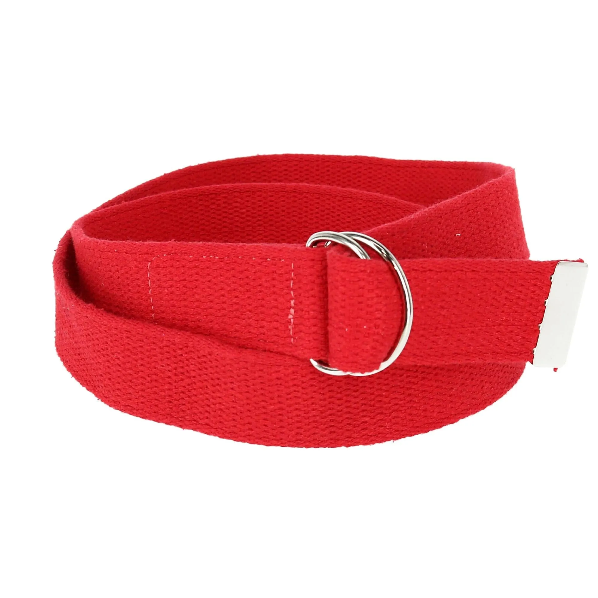 CTM® Cotton Web Belt with D Ring Buckle