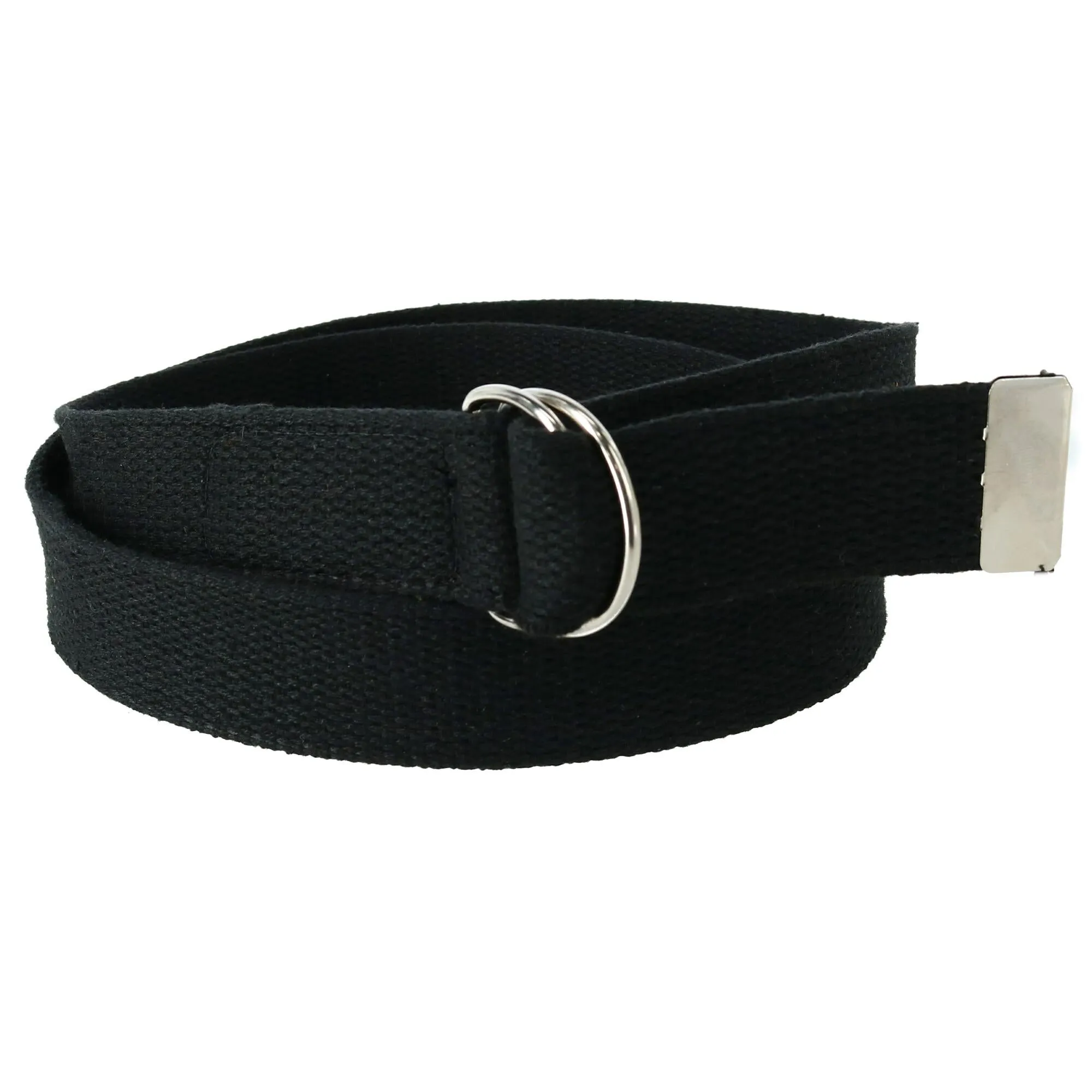 CTM® Cotton Web Belt with D Ring Buckle