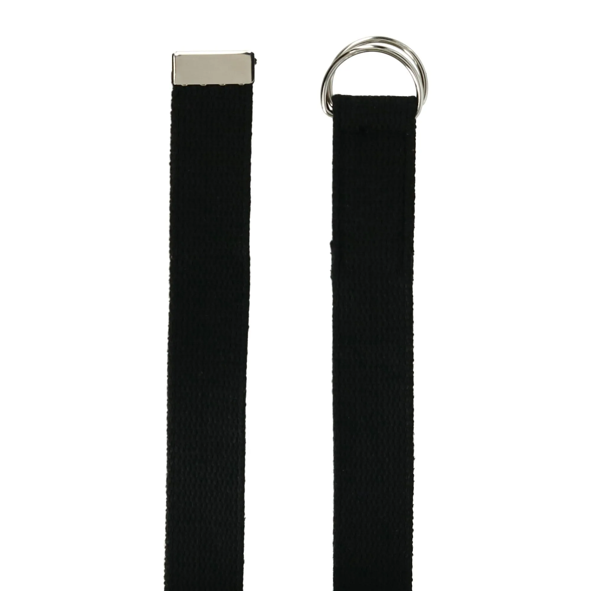 CTM® Cotton Web Belt with D Ring Buckle