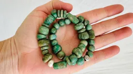 Duo of Guatemalita Bracelets. Beaded with Sterling Silver. Mayan Jewelry. Handmade Gift for Her. 2402