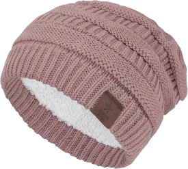 Durio Womens Knit Beanie Winter Thick Solid Fleece Lined Beanie Hats for Women Men Unisex Warm Skiing Beanies
