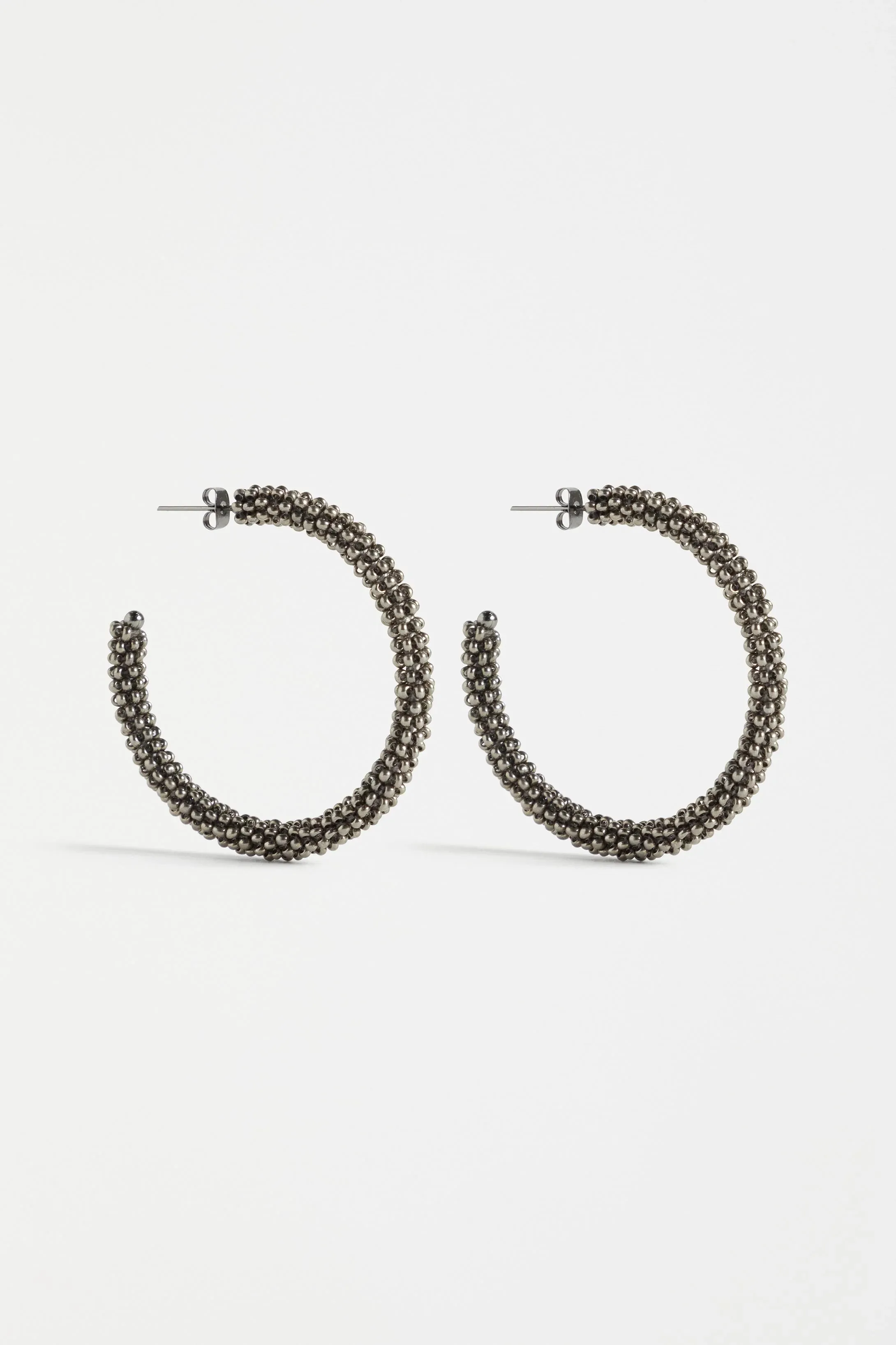 ELK Kolle Hoop Earring- Gunmetal
