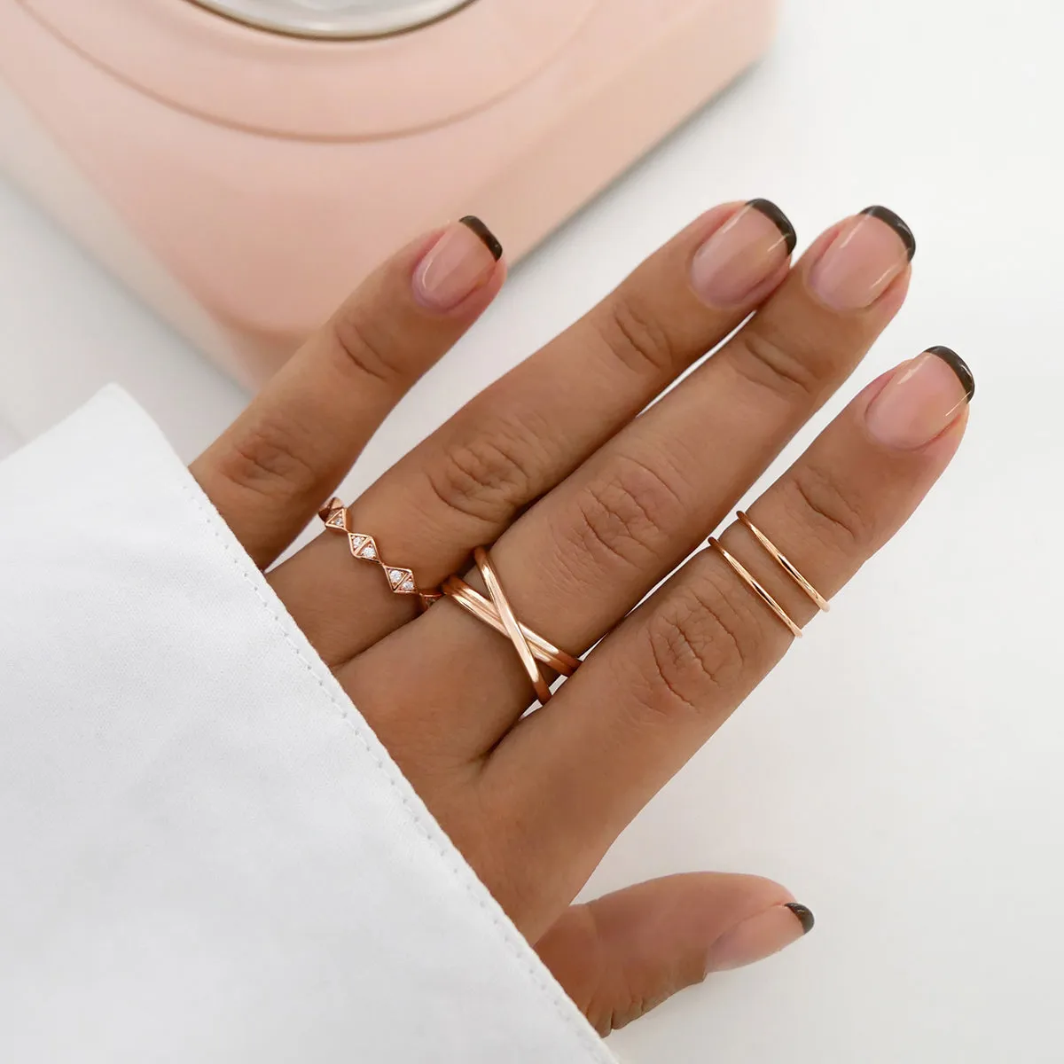 Exie Ring Rose Gold