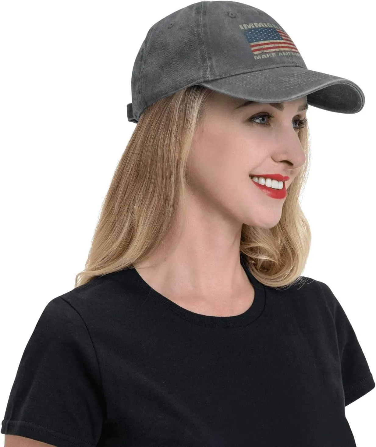 Gymini Immigrants Make America Great Hat Immigration Keep The America Trucker Hat Dad Baseball Cap
