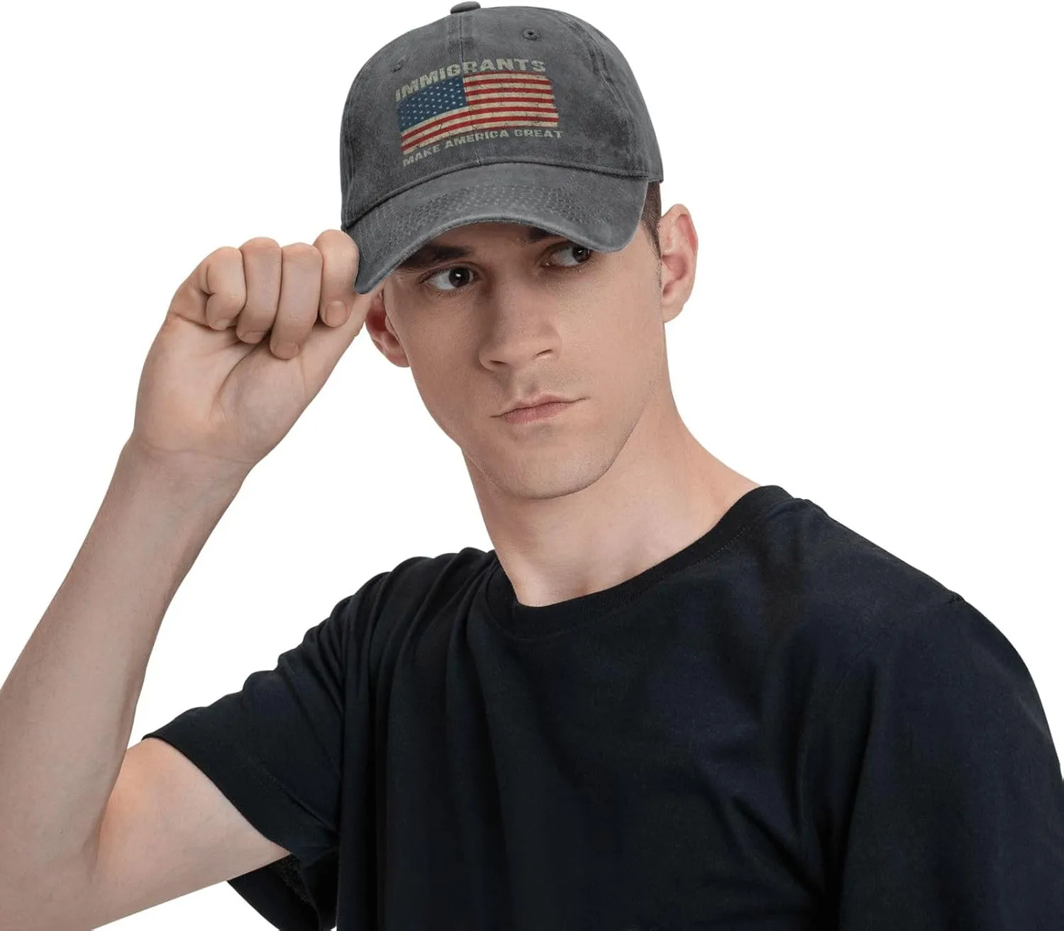 Gymini Immigrants Make America Great Hat Immigration Keep The America Trucker Hat Dad Baseball Cap