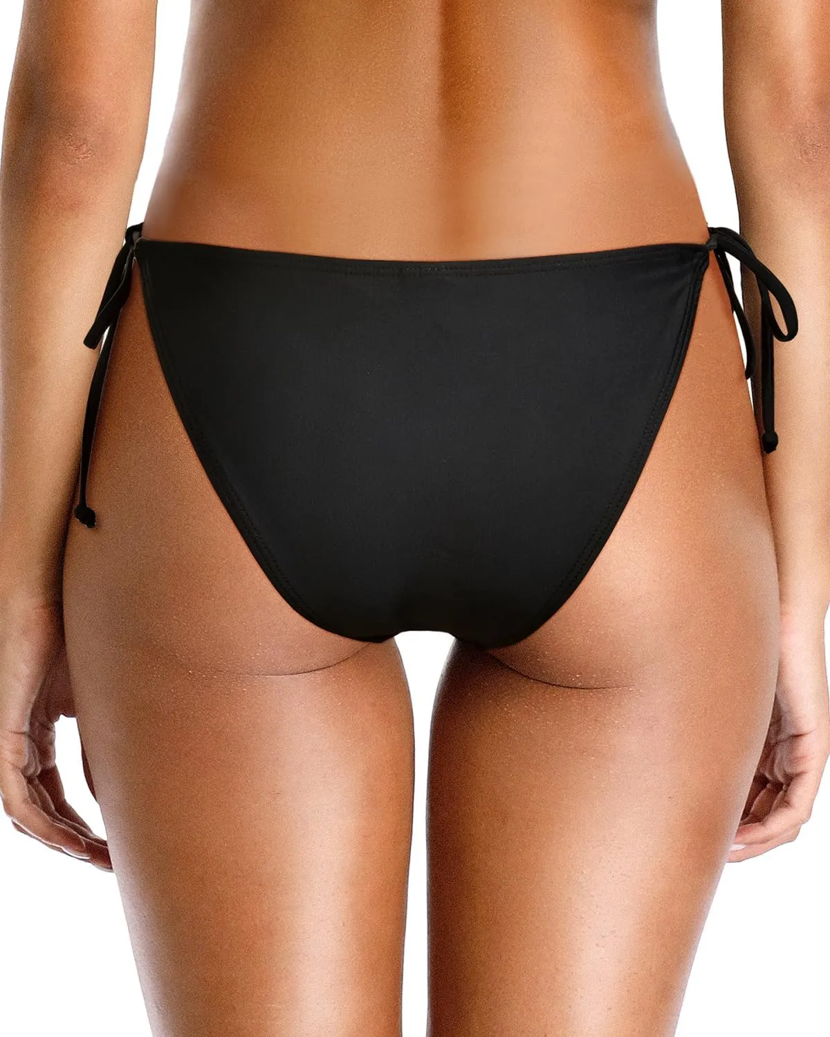 Holipick Bikini Bottoms for Women String Bathing Suit Bottom with Moderate Coverage Low Waist Swim Bottom