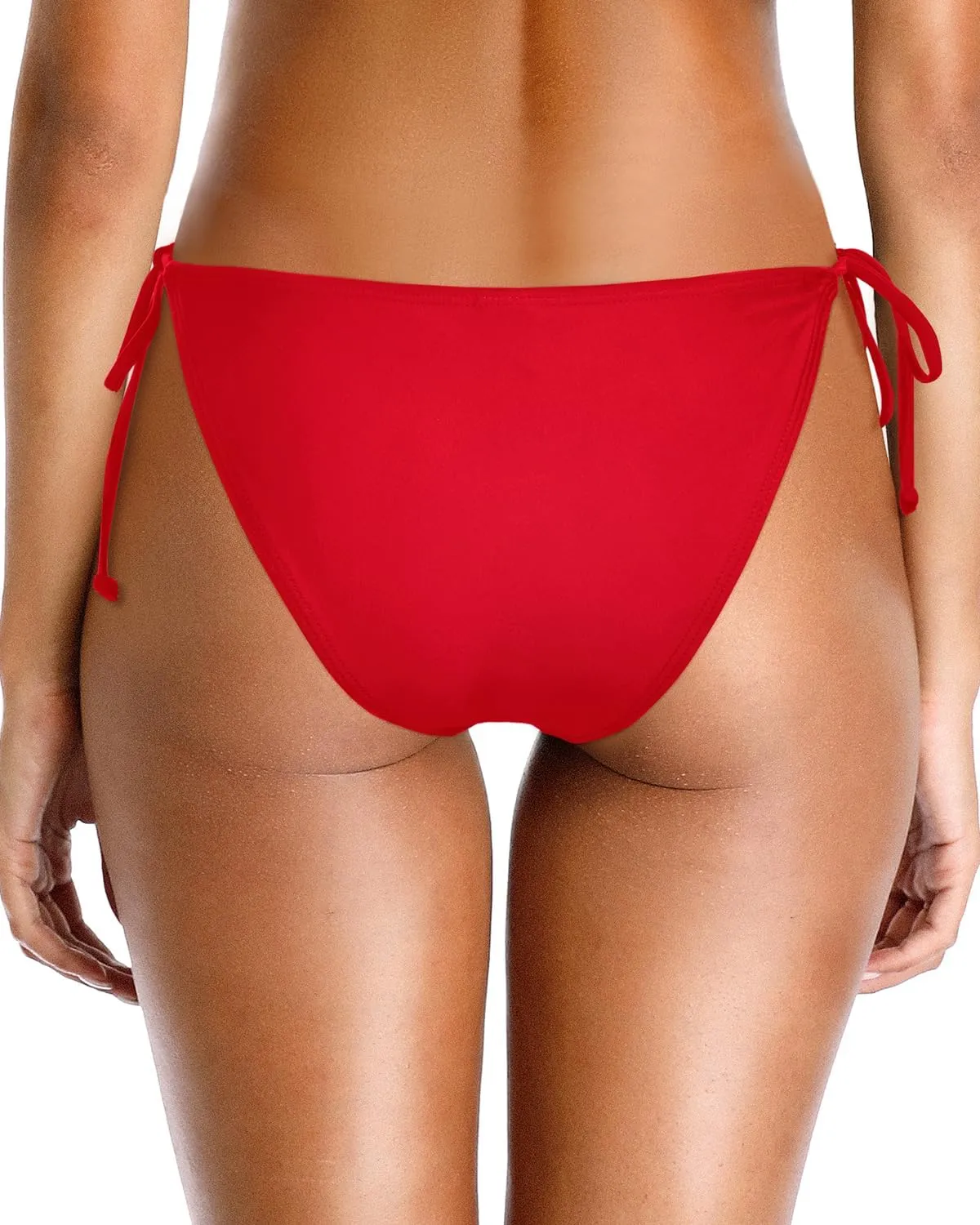 Holipick Bikini Bottoms for Women String Bathing Suit Bottom with Moderate Coverage Low Waist Swim Bottom