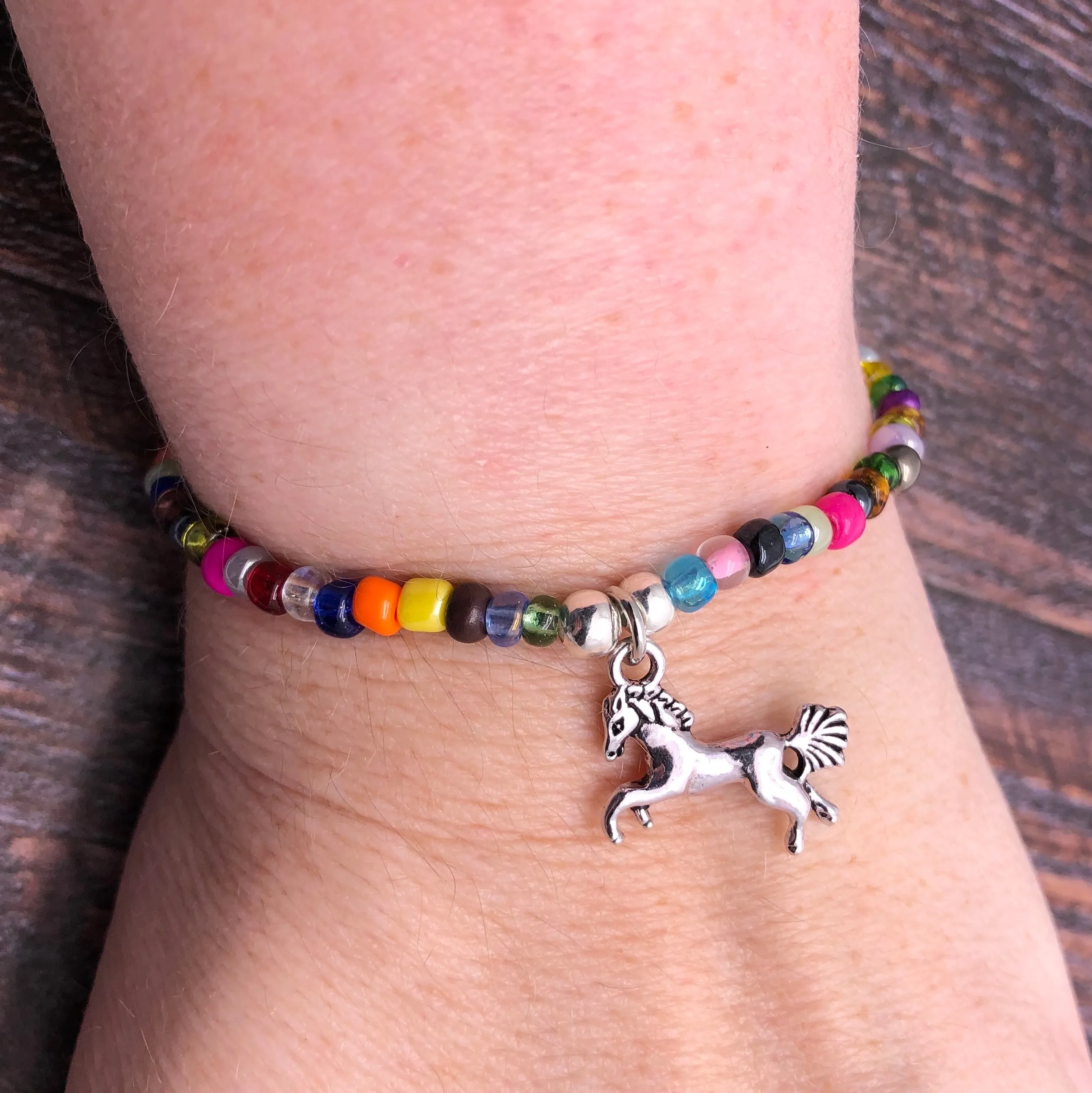 Horse Charm Bracelet - Colour Choice