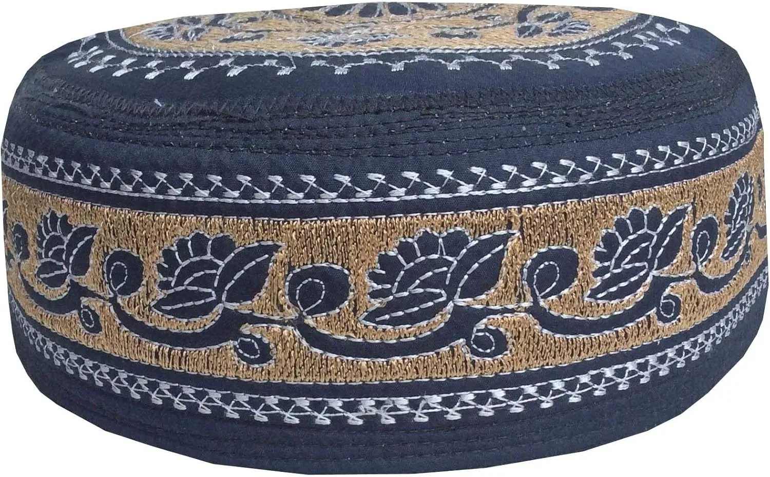 Kufi Men's Unisex Skull Cap Women's Designer Solid Hat with Hand Embroidery Kufi Caps Knitted Beanie Summer Headwear