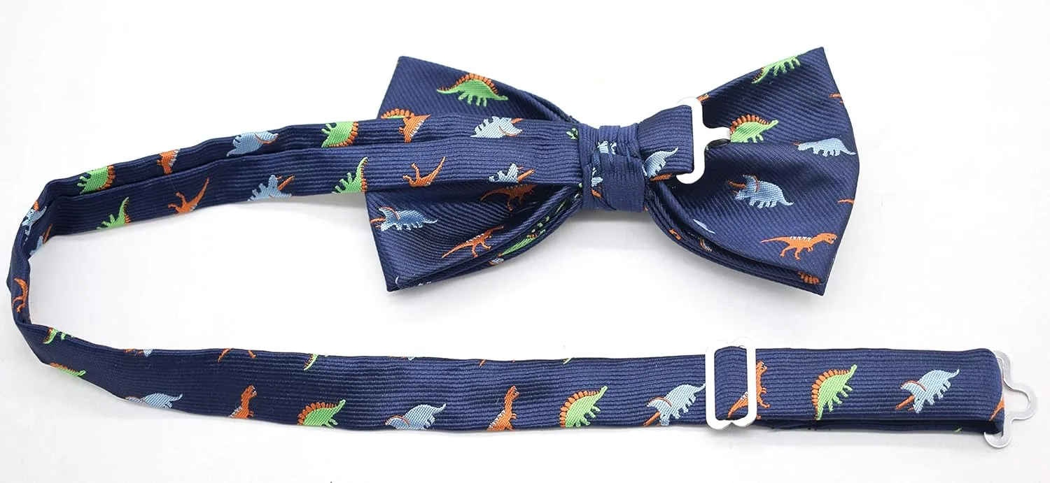 Mens Bow Tie Handmade Pre-Tied Fun Pattern Bow Ties for Men