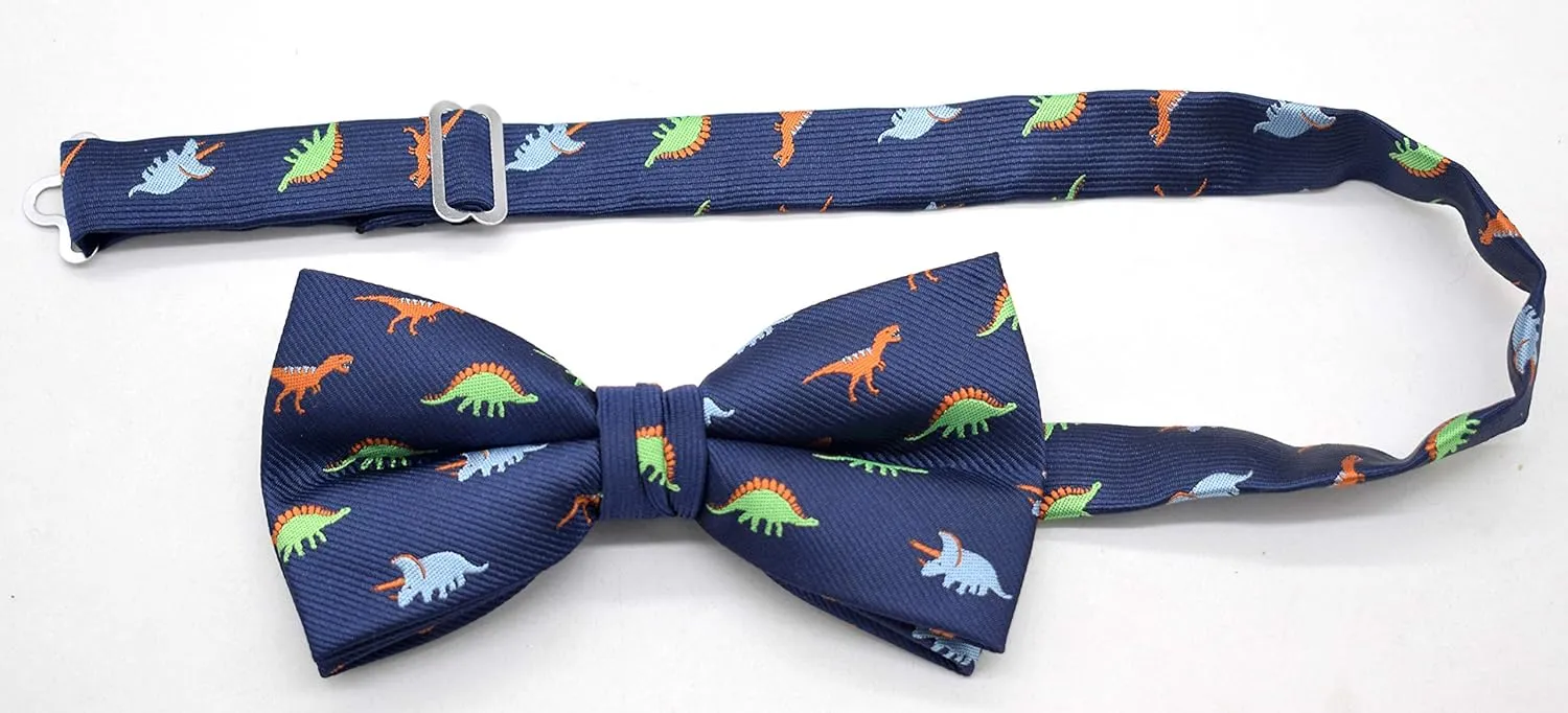 Mens Bow Tie Handmade Pre-Tied Fun Pattern Bow Ties for Men