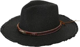 Panama Hat Men Womens Wide Brim Straw Hats Summer Sun Visors Ladies Beach Jazz Cap with Leather Belt