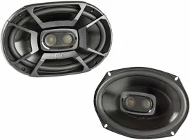 Polk Audio DB692 DB  Series 6" x 9" Coaxial Speaker for Car & Marine, 3-Way Boat & Car Audio Speaker, 30-22kHz Frequency Response, Polypropylene Woofer Cone & 1/2" Silk Dome Tweeter, Easy Installation