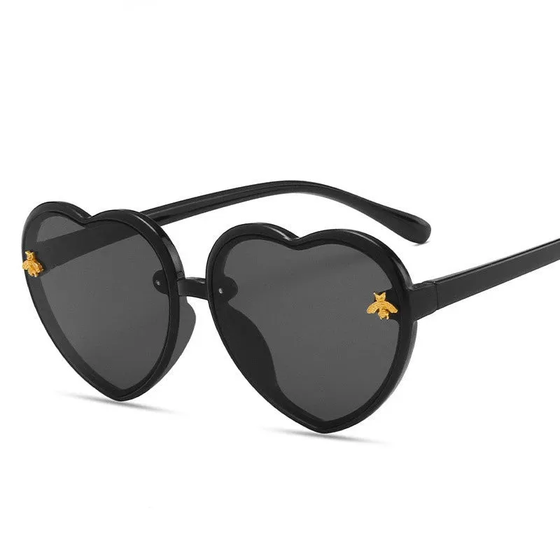 "Kisses" Heart Shape Sunglasses