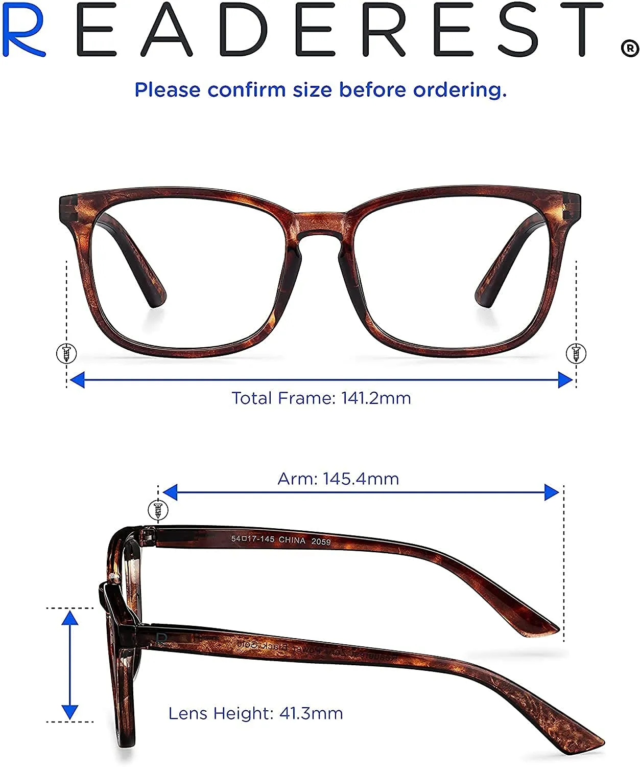 Readerest blue-light-blocking-reading-glasses-bourbon-tortoise-0-50-magnification
