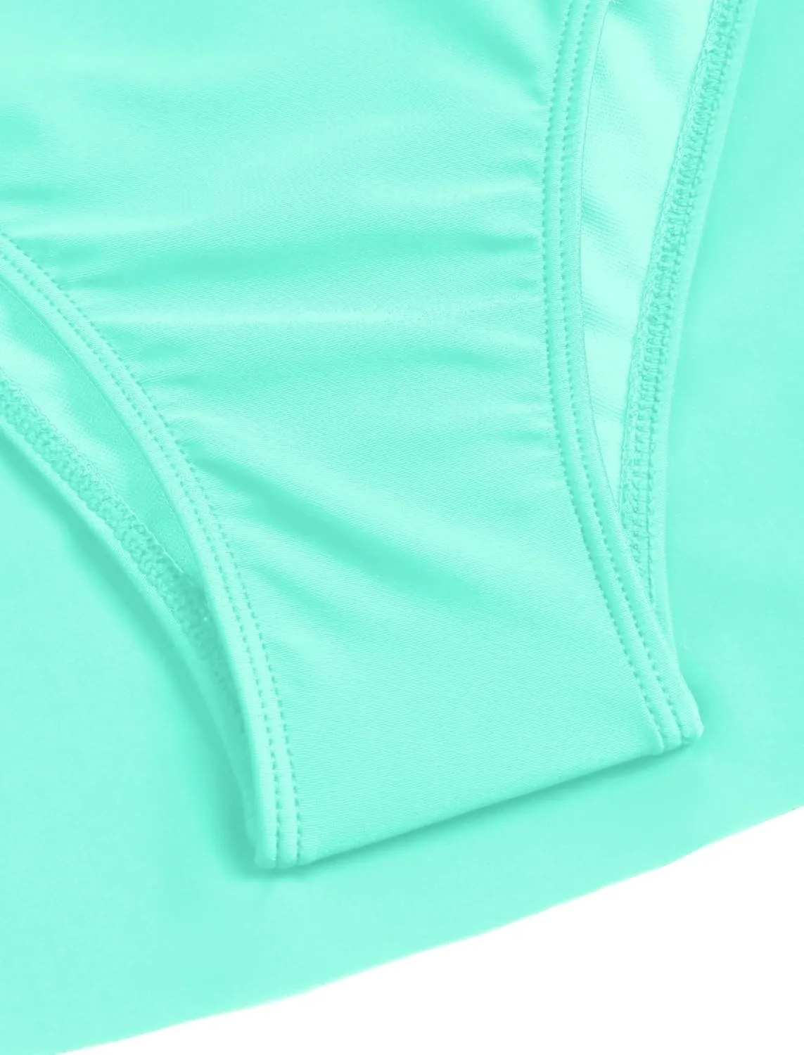 ZAFUL Women's One Piece Rash Guard Long Sleeve Modest Swimsuits Dress Zipper Bathing Suit Swimskirt